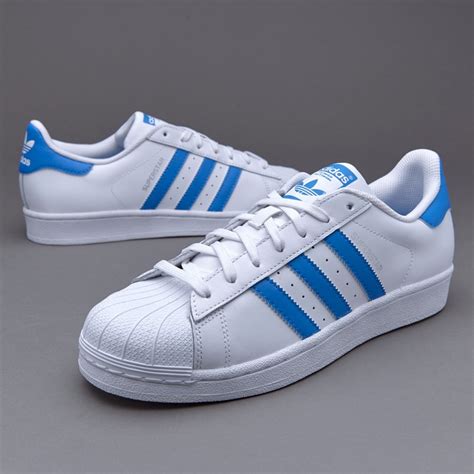 adidas superstar blanca y azul claro baratas|adidas superstar tenis.